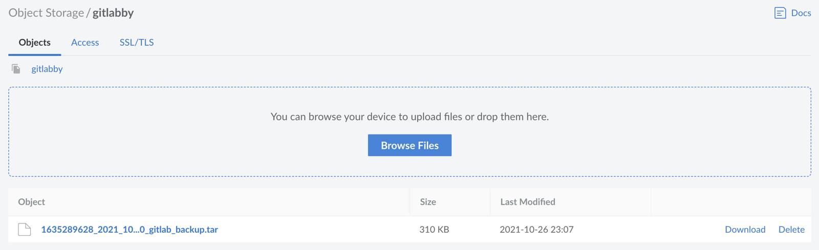 View your backup.tar file. View your backup.tar file.