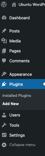 Select the WordPress Plugins Panel Select the WordPress Plugins Panel