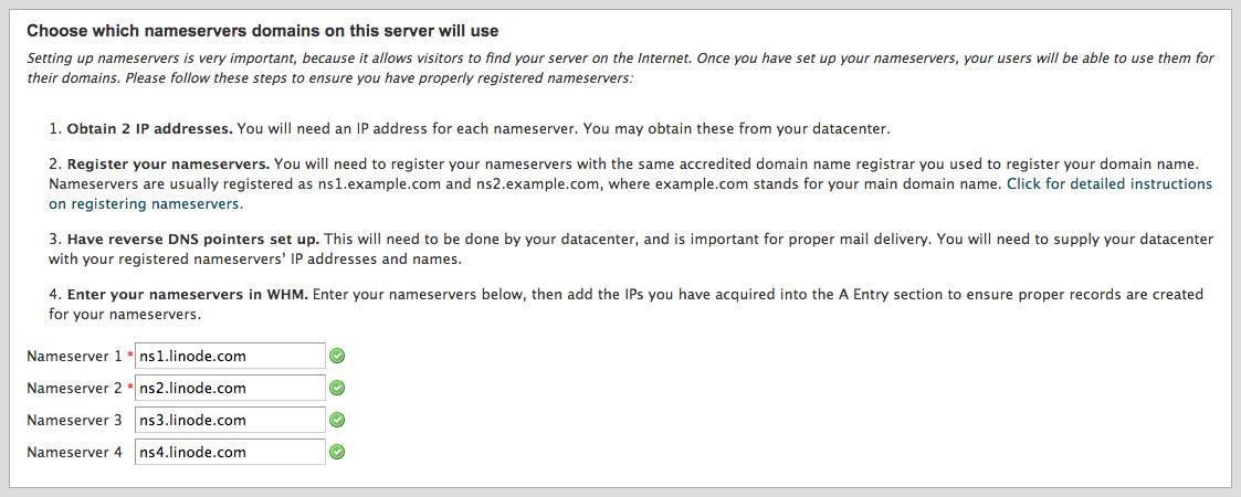 Linode nameservers Linode nameservers