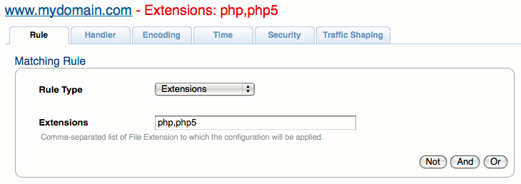PHP extensions rule in Cherokee admin panel on Ubuntu 10.04 LTS PHP extensions rule in Cherokee admin panel on Ubuntu 10.04 LTS